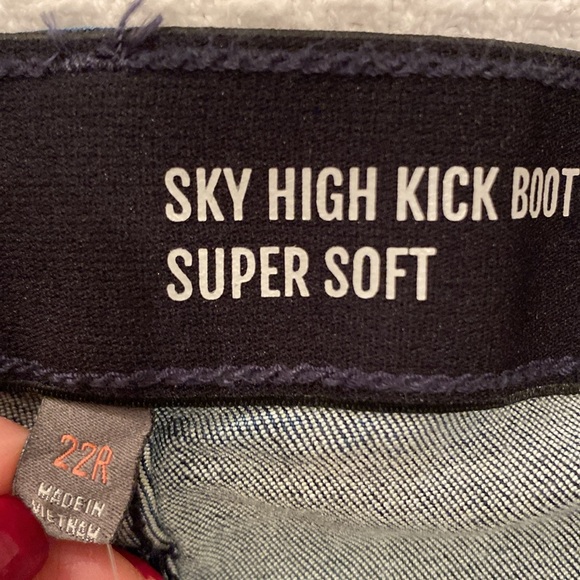 TORRID Jeans, Sky High Kick Boot,Super Soft, Size: 22R, High Rise, New Moon, NEW - Picture 5 of 11